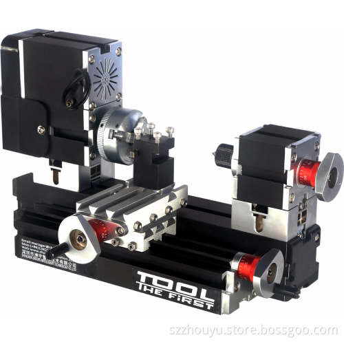 Powerful 60w motor Electroplated Mini Metal Lathe B for DIY model making,soft metal processing